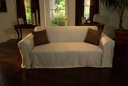 Reversible One-Piece Sofa Protector