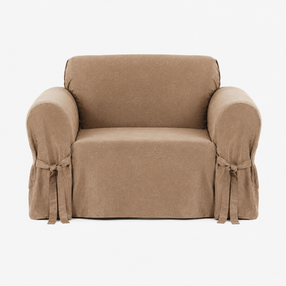 Textured Matelasse One-Piece Sofa Slipcover