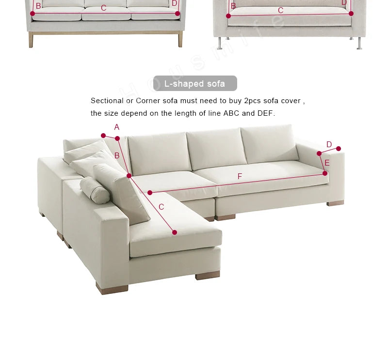 Jacquard Stretch Sofa Slipcover - 1-Seater 90-140cm