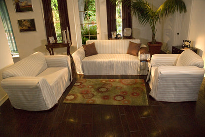 Reversible One-Piece Sofa Protector