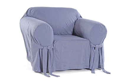 Soft Suede Accent Chair Slipcover